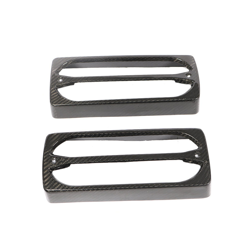 ST Style Carbon Fiber Rear Tail Light Cover For Mercedes Benz G‑Class W463 (2013-2018)
