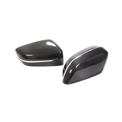 OEM Style Carbon Fiber ADD ON Mirror Caps for BMW G30 G31 Pre-LCI G11 G12 LCI (2017–2020)