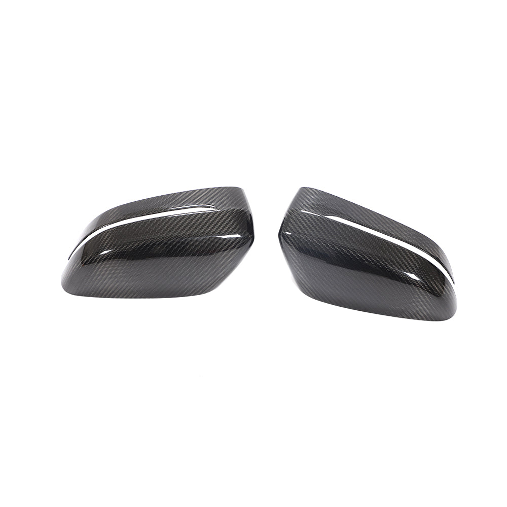 OEM Style Carbon Fiber ADD ON Mirror Caps for BMW G30 G31 Pre-LCI G11 G12 LCI (2017–2020)