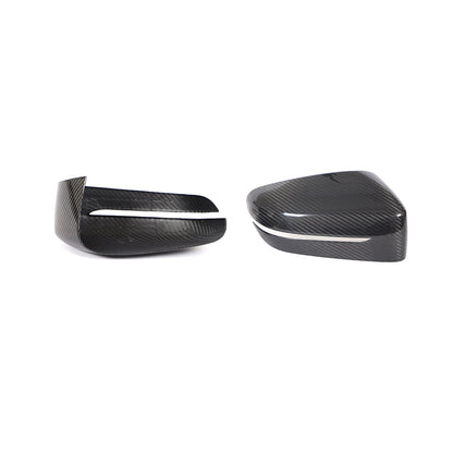 OEM Style Carbon Fiber ADD ON Mirror Caps for BMW G30 G31 Pre-LCI G11 G12 LCI (2017–2020)