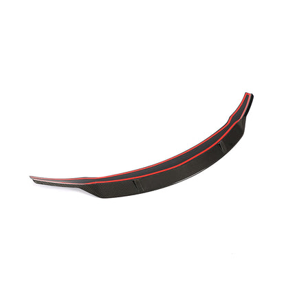 R Style Carbon Fiber Rear Wing Spoiler for Mercedes Benz C lass C205/C43 C63 AMG  Coupe 2-Door(2014+)