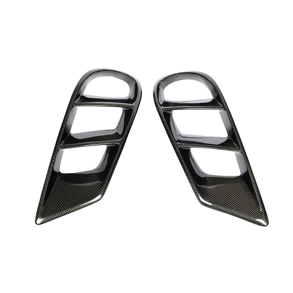 ST Style Carbon Fiber Fog Air Vent Cover for Mercedes Benz CLS C218 Facelift (2015–2017)