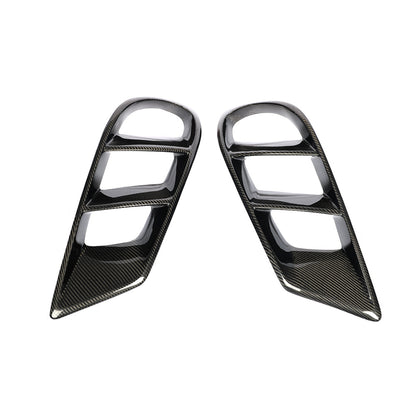 ST Style Carbon Fiber Fog Air Vent Cover for Mercedes Benz CLS C218 Facelift (2015–2017)