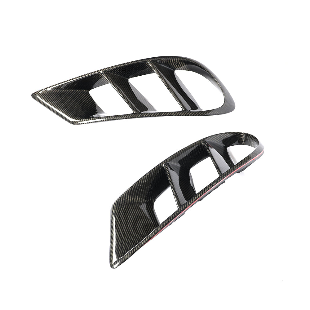 ST Style Carbon Fiber Fog Air Vent Cover for Mercedes Benz CLS C218 Facelift (2015–2017)