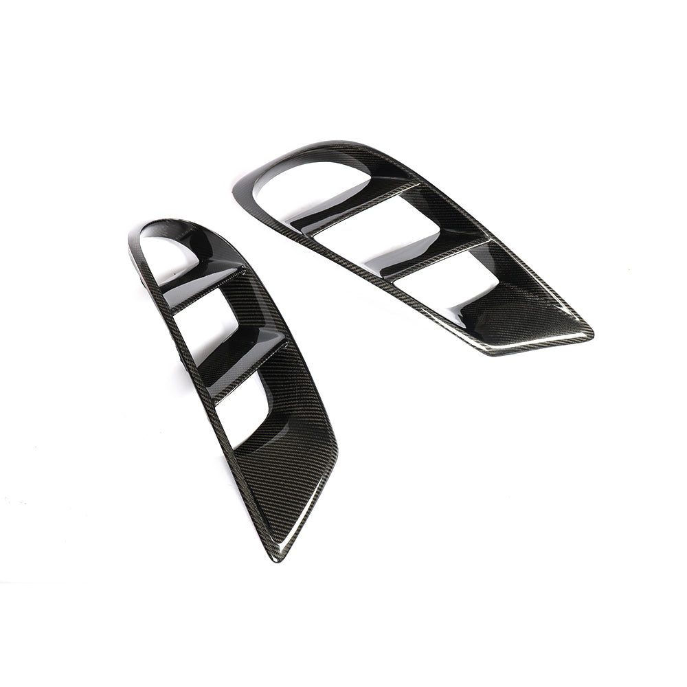 ST Style Carbon Fiber Fog Air Vent Cover for Mercedes Benz CLS C218 Facelift (2015–2017)