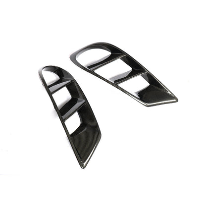 ST Style Carbon Fiber Fog Air Vent Cover for Mercedes Benz CLS C218 Facelift (2015–2017)
