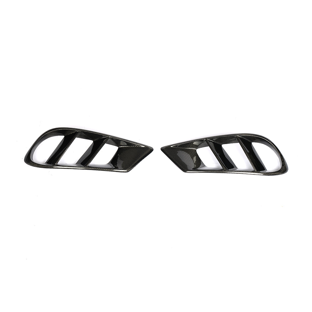ST Style Carbon Fiber Fog Air Vent Cover for Mercedes Benz CLS C218 Facelift (2015–2017)