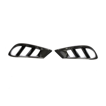 ST Style Carbon Fiber Fog Air Vent Cover for Mercedes Benz CLS C218 Facelift (2015–2017)