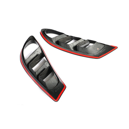 ST Style Carbon Fiber Fog Air Vent Cover for Mercedes Benz CLS C218 Facelift (2015–2017)
