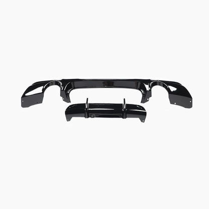 MP Style Gloss Black Diffuser for BMW 3 Series E92 Pre-CLI(2006-2010)(Double Single Out)