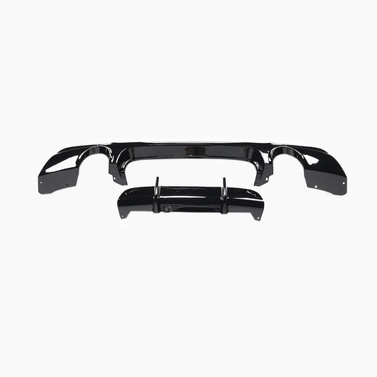 MP Style Gloss Black Diffuser for BMW 3 Series E92 Pre-CLI(2006-2010)(Double Single Out)