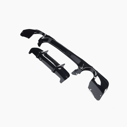 BMW 3 Series E92 (2006–2013) M-Performance Rear Diffuser/For M-tech Gloss Black
