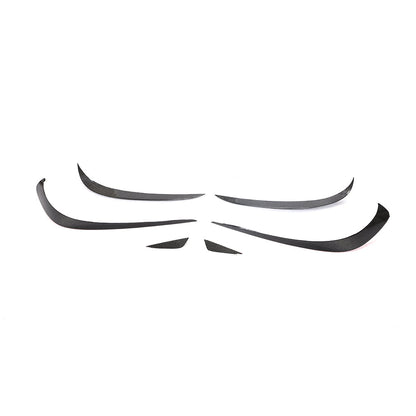 ST Style Carbon Fiber Front Bumper Splitter Canards for Mercedes Benz CLS C218 Facelift (2015–2017)