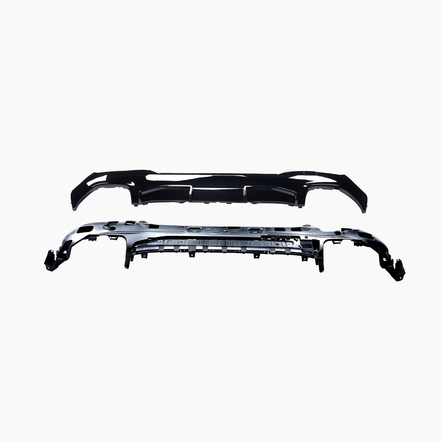 BMW 4 Series G22 (2020–present) 440i MP Competition Rear Diffuser For G22 (2D) Gloss Black