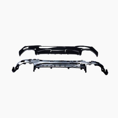 BMW 4 Series G22 (2020–present) 440i MP Competition Rear Diffuser For G22 (2D) Gloss Black