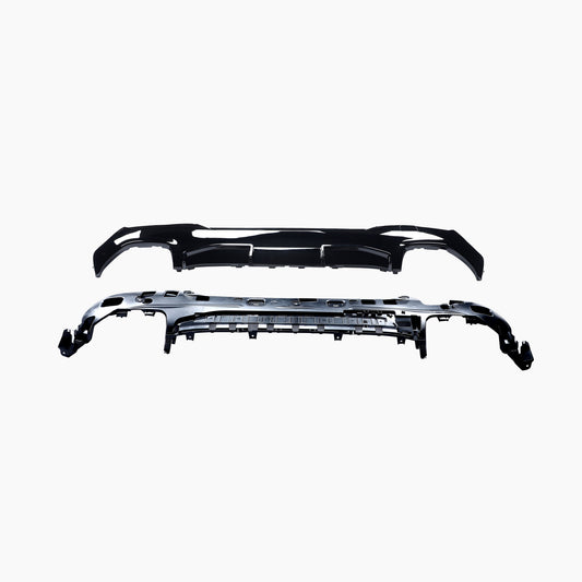 BMW 4 Series G22 (2020–present) 440i MP Competition Rear Diffuser For G22 (2D) Gloss Black