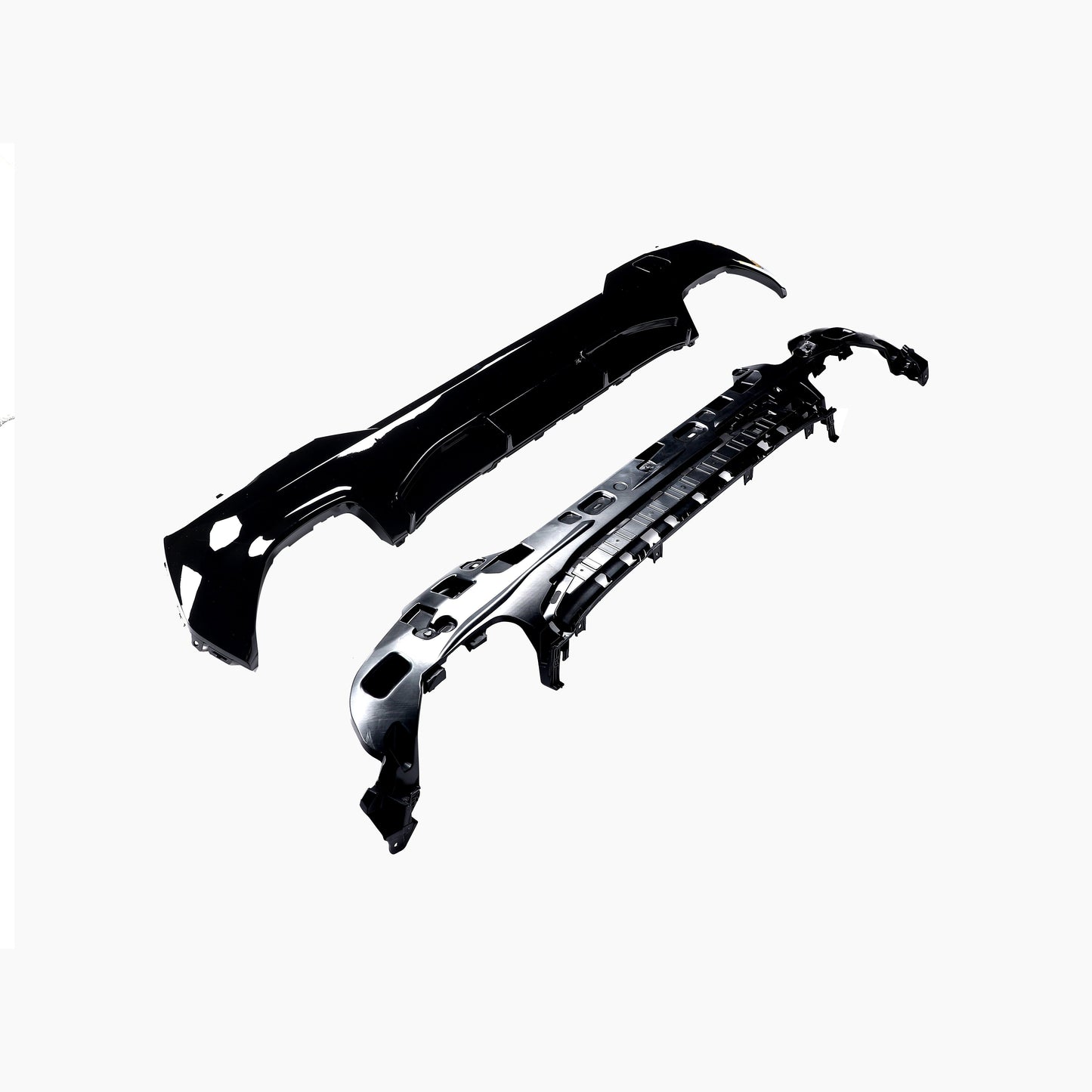 BMW 4 Series G22 (2020–present) 440i MP Competition Rear Diffuser For G22 (2D) Gloss Black