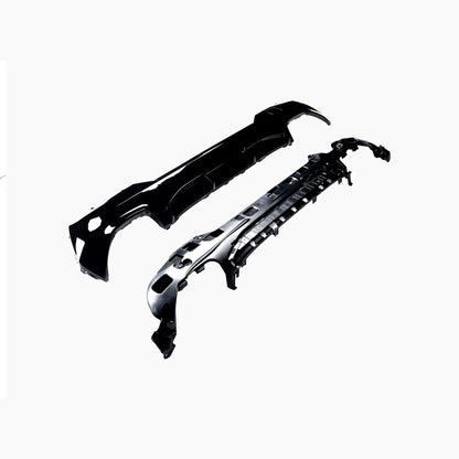 BMW 4 Series G22 (2020–present) 440i MP Competition Rear Diffuser For G22 (2D) Gloss Black