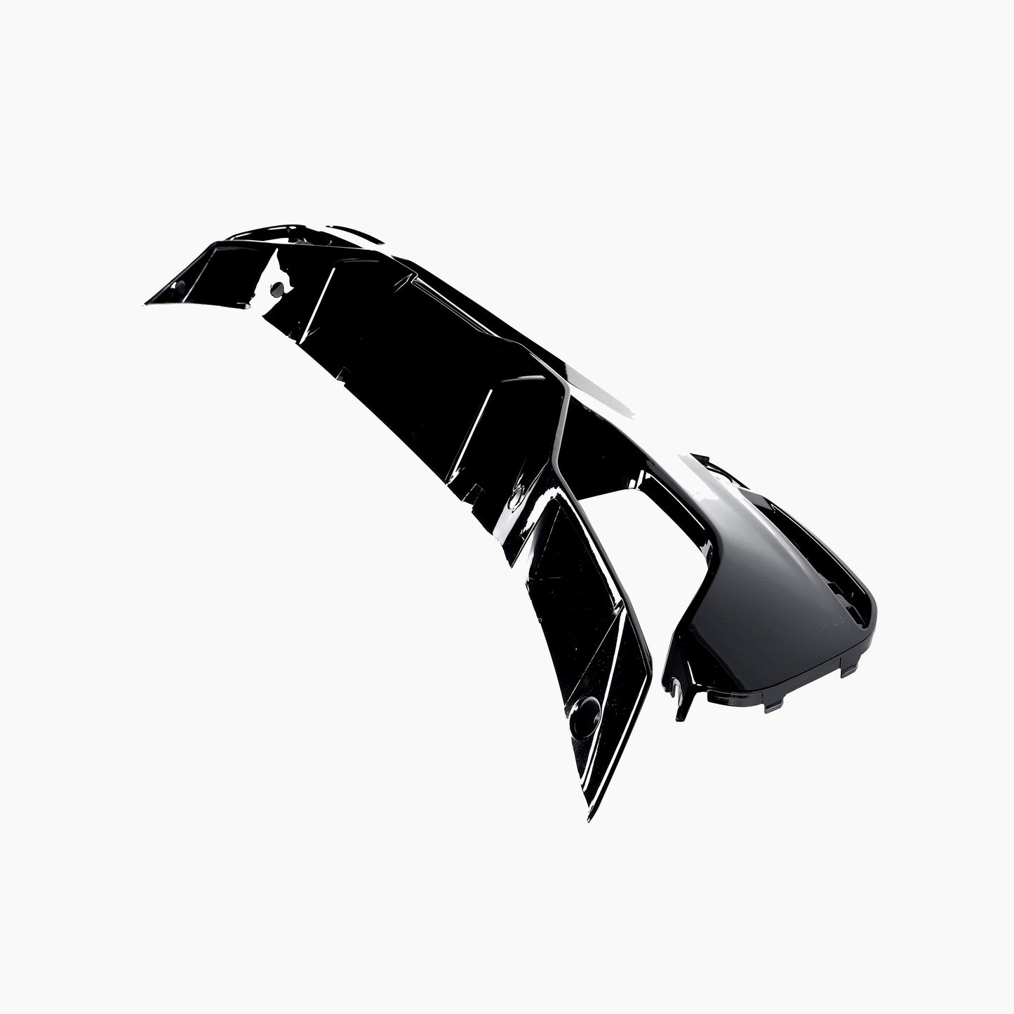 MP Style Gloss Black LargeVersion Diffuser for BMW 5 Series G30(2017-2023)(Double Dual Out)