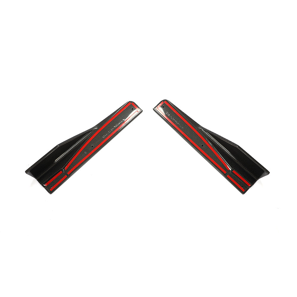 ST Style Carbon Fiber Side Splitters for Mercedes Benz GLA 45 AMG & GLA X156 Facelift (2017–2019)