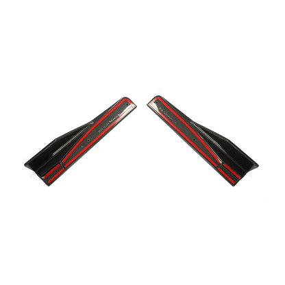 ST Style Carbon Fiber Side Splitters for Mercedes Benz GLA 45 AMG & GLA X156 Facelift (2017–2019)