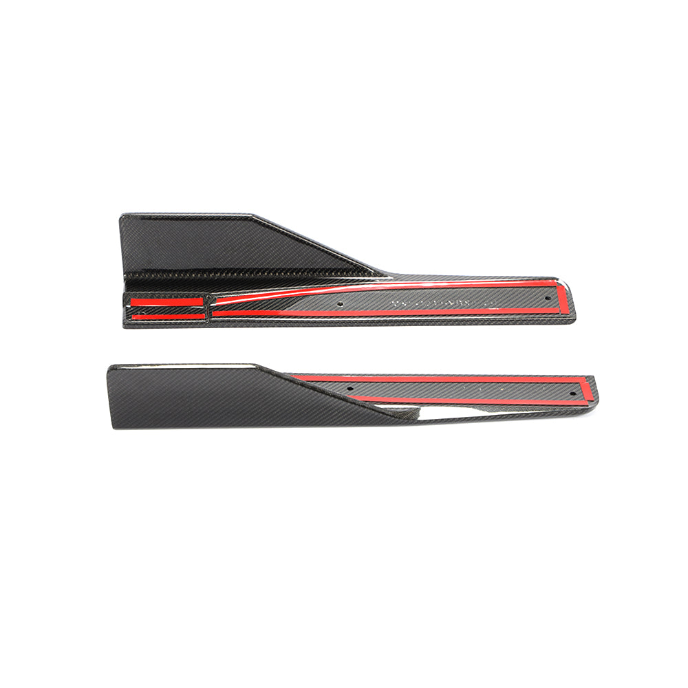 ST Style Carbon Fiber Side Splitters for Mercedes Benz GLA 45 AMG & GLA X156 Facelift (2017–2019)