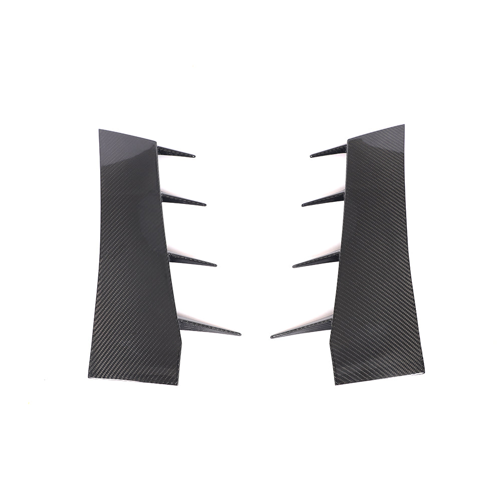 ST Style Carbon Fiber Front Canards For Audi R8 4S Pre‑LCI (2016–2018)