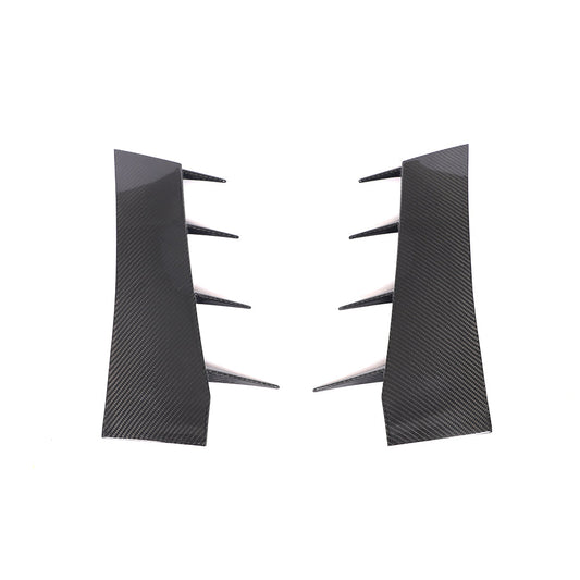 ST Style Carbon Fiber Front Canards For Audi R8 4S Pre‑LCI (2016–2018)