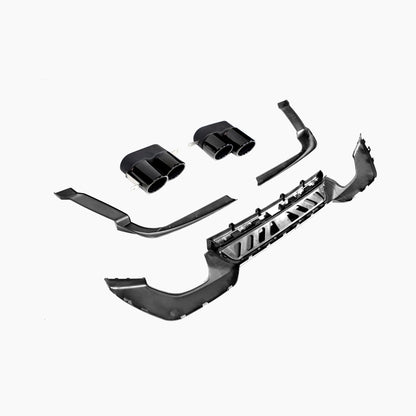Rear Diffuser with Quad Exhaust Tips for BMW 3 Series G20/G21 Pre-LCI (2019–2022)