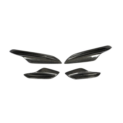 ST Style Carbon Fiber Front Canards for BMW 3 Series M3/E90/E92/E93 (2007–2013)