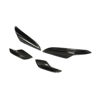 ST Style Carbon Fiber Front Canards for BMW 3 Series M3/E90/E92/E93 (2007–2013)