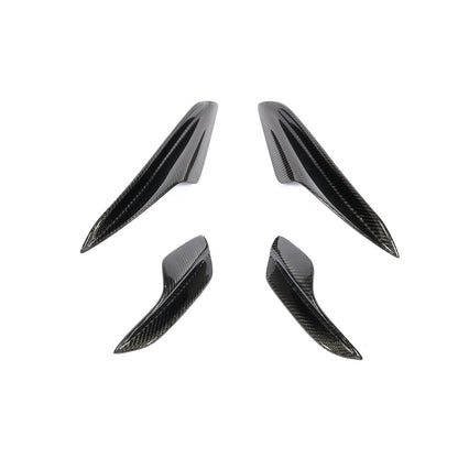 ST Style Carbon Fiber Front Canards for BMW 3 Series M3/E90/E92/E93 (2007–2013)