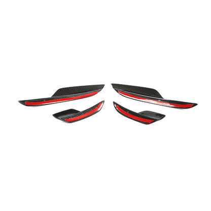ST Style Carbon Fiber Front Canards for BMW 3 Series M3/E90/E92/E93 (2007–2013)