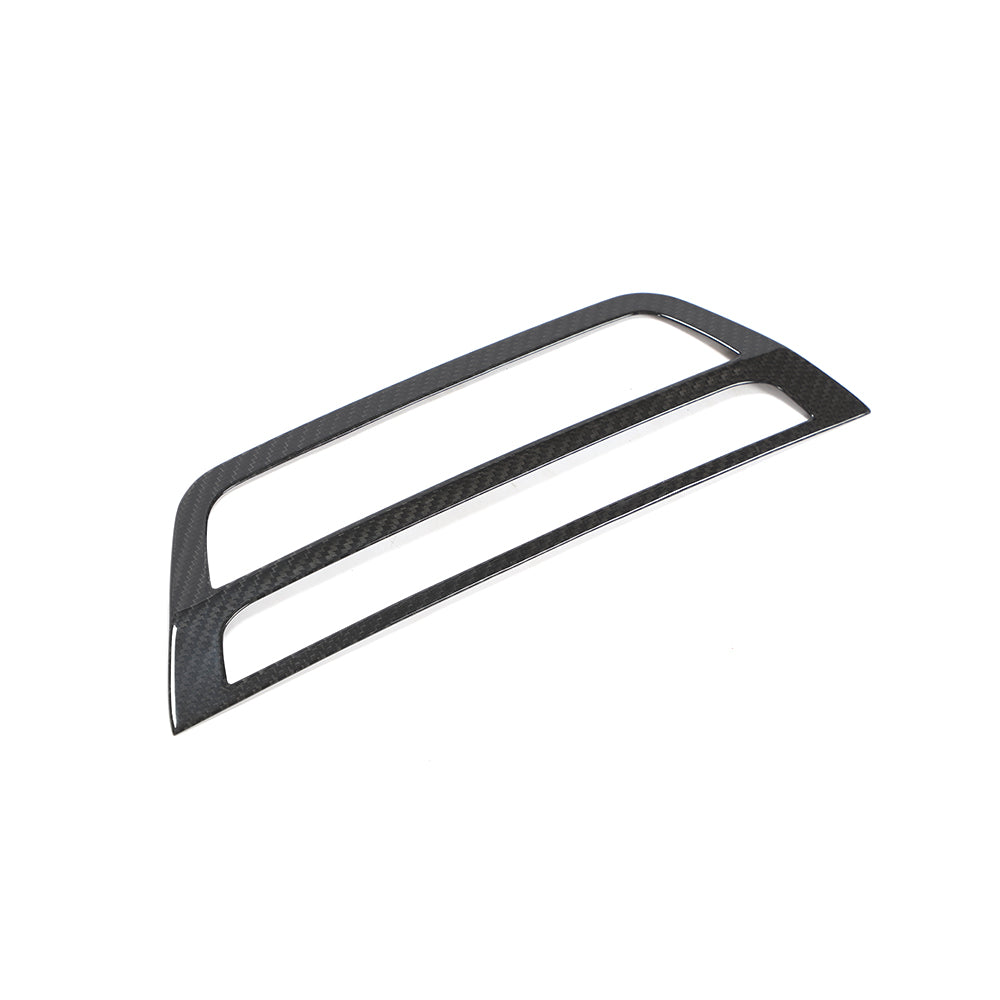ST Style Carbon Fiber Center Console AC/CD Trims For BMW 5 Series G30 G31,  F90 M5 Pre-LCI (2017-2020)