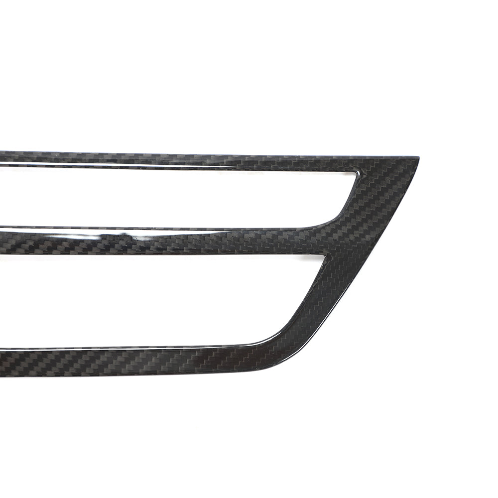 ST Style Carbon Fiber Center Console AC/CD Trims For BMW 5 Series G30 G31,  F90 M5 Pre-LCI (2017-2020)