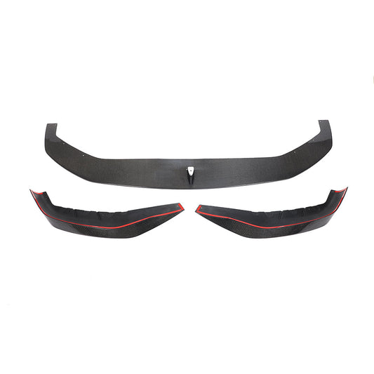 AC Style Carbon Fiber Front Lip for BMW 5 Series G30, G31 Pre-LCI M Sport (2017–2020)
