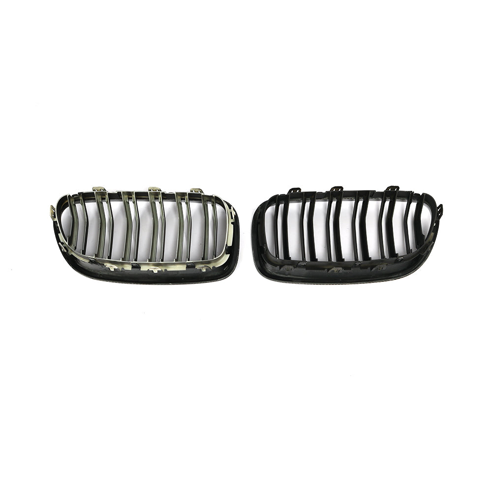 ST Style Carbon Fiber Dual Slat Front Grille for BMW 5 Series F10/F11 (2010–2017)