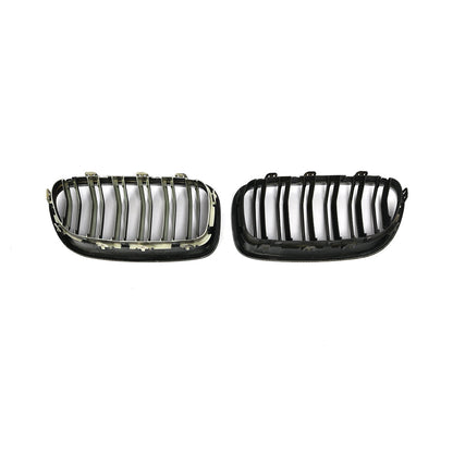 ST Style Carbon Fiber Dual Slat Front Grille for BMW 5 Series F10/F11 (2010–2017)