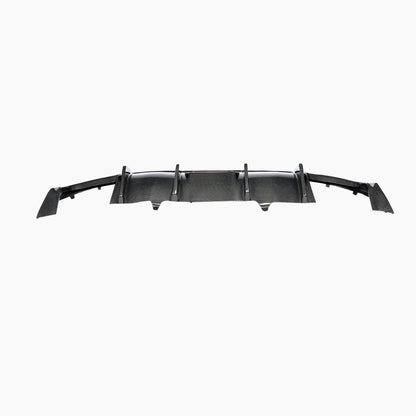 Kabul Style Carbon Fiber Rear Diffuser Dual Exhaust for Audi A4 B9 Pre-LCI (2016-2019)