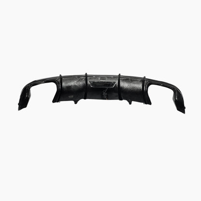 Kabul Style Carbon Fiber Rear Diffuser Dual Exhaust for Audi A4 B9 Pre-LCI (2016-2019)