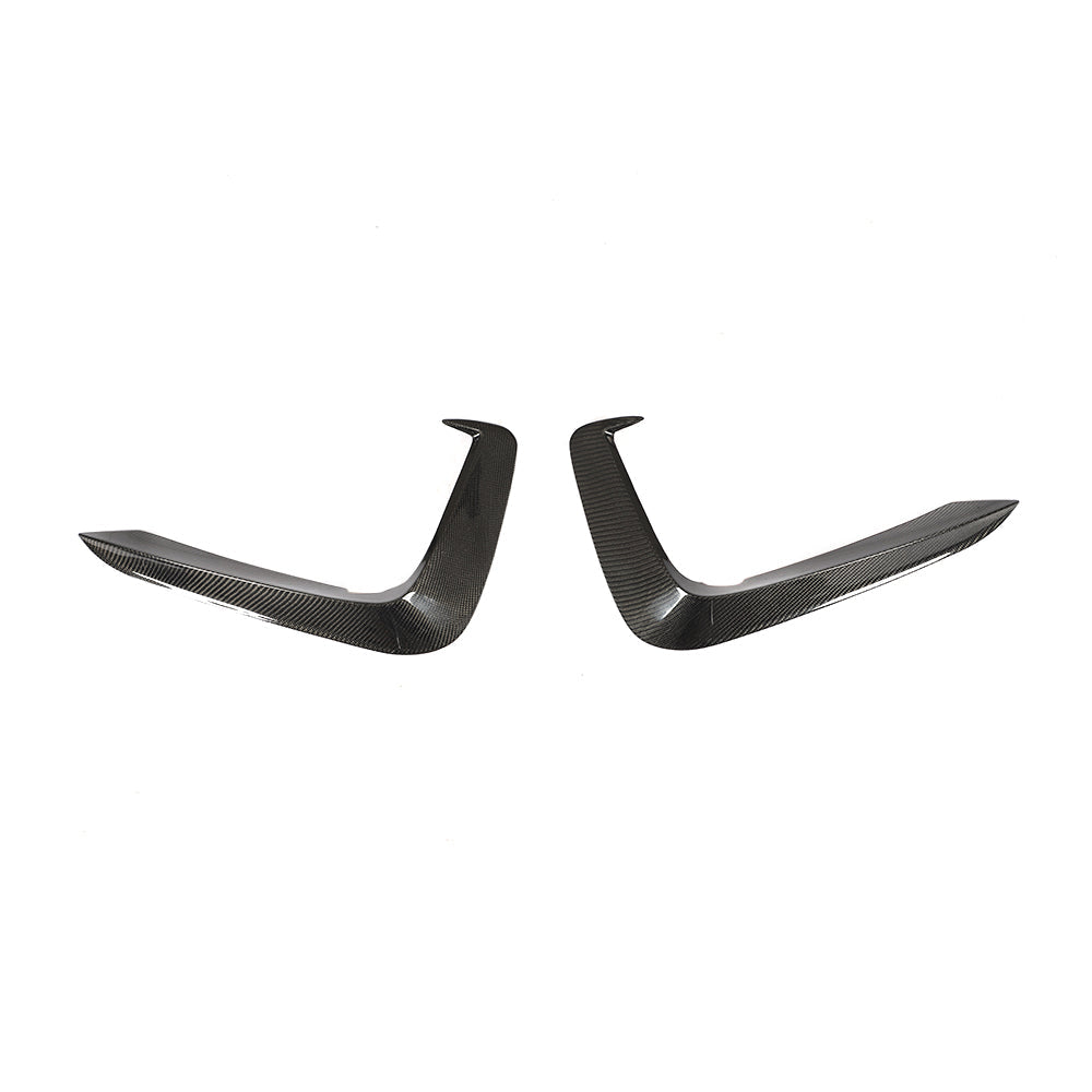 KB Style Carbon Fiber Front Canards for Audi A5 / S5 B9 Pre-LCI (2017-2019)