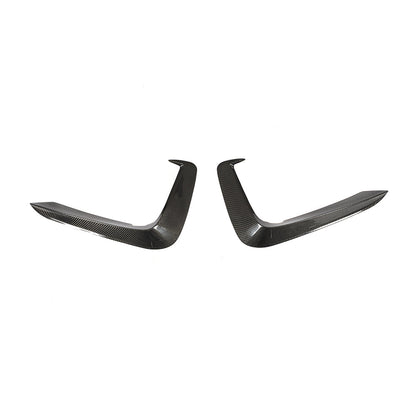 KB Style Carbon Fiber Front Canards for Audi A5 / S5 B9 Pre-LCI (2017-2019)