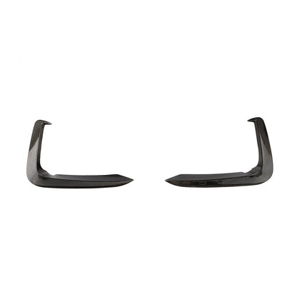 KB Style Carbon Fiber Front Canards for Audi A5 / S5 B9 Pre-LCI (2017-2019)