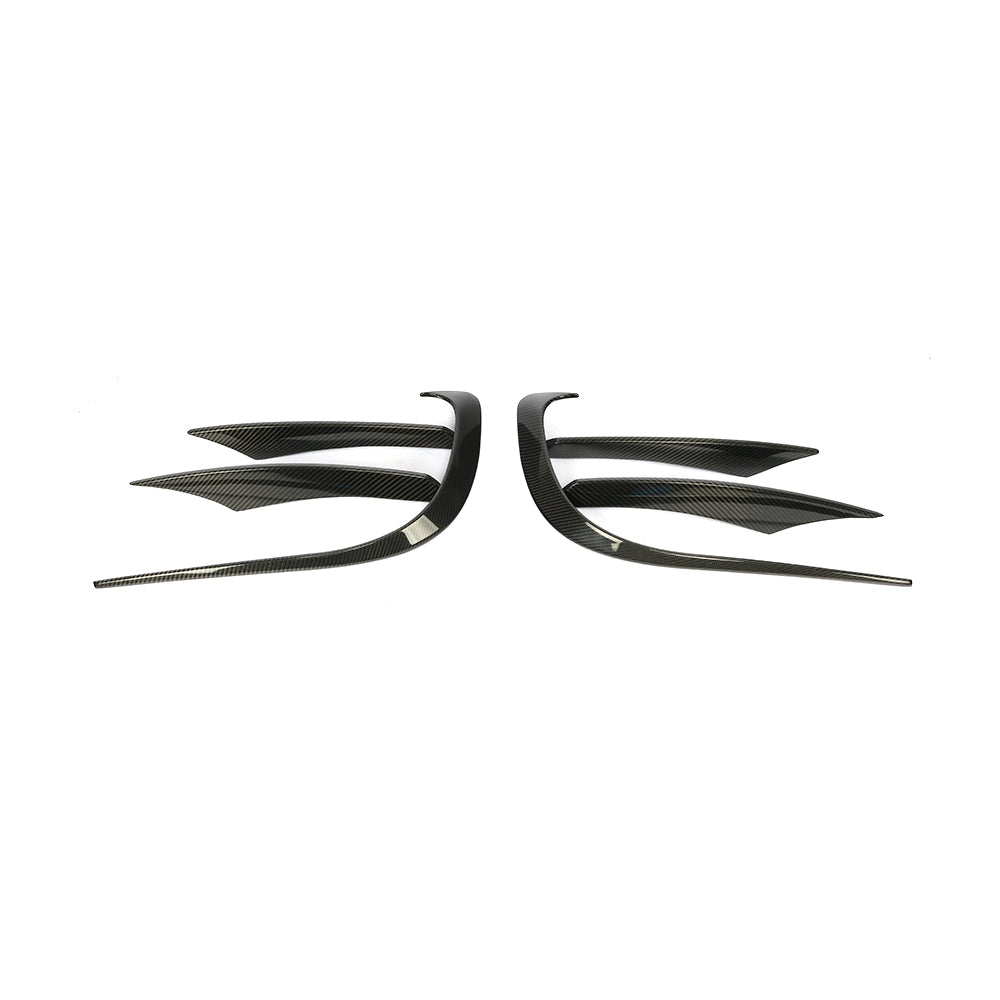 ST Style Carbon Fiber Front Splitters for Mercedes Benz CLS C257 Pre-Facelift (2018–2020)