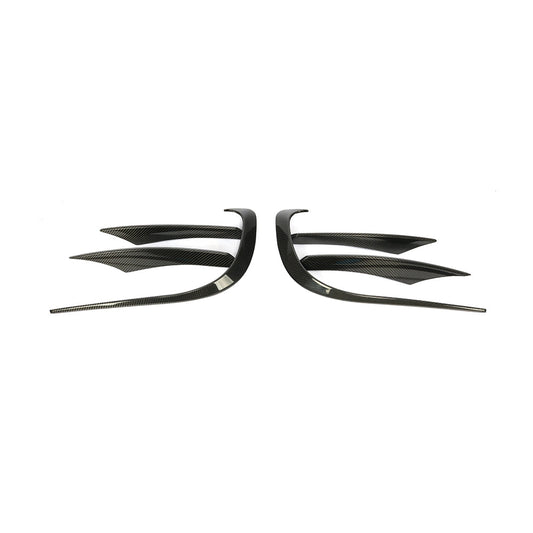 ST Style Carbon Fiber Front Splitters for Mercedes Benz CLS C257 Pre-Facelift (2018–2020)