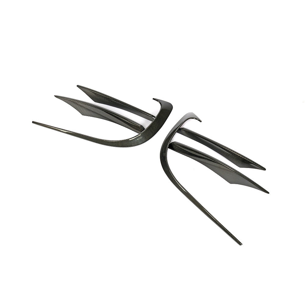 ST Style Carbon Fiber Front Splitters for Mercedes Benz CLS C257 Pre-Facelift (2018–2020)