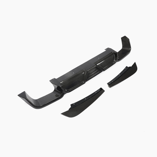JC Style Carbon Fiber Rear Diffuser for BMW X3M F97 Pre-LCI (2019–2021)