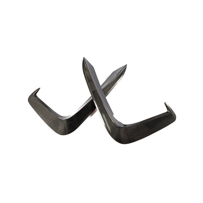 KB Style Carbon Fiber Front Canards for Audi A5 / S5 B9 Pre-LCI (2017-2019)