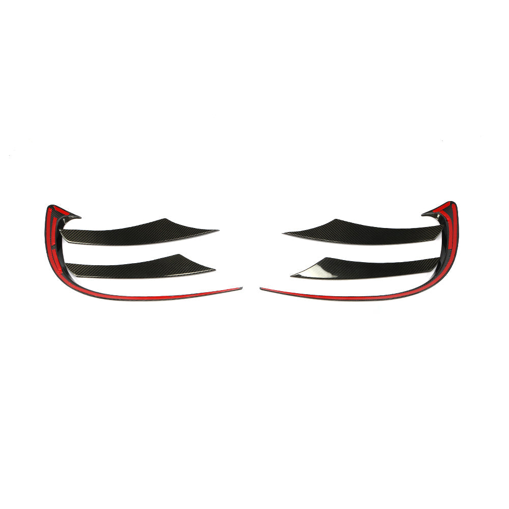 ST Style Carbon Fiber Front Splitters for Mercedes Benz CLS C257 Pre-Facelift (2018–2020)