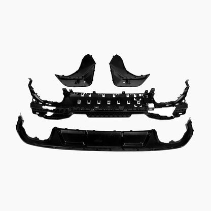 BMW 4 Series Gran Coupe G26 (2021–present) 440i MP Competition Rear Diffuser For G26(4D Gloss Black